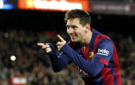 Messi vượt mốc 400 bàn cho Barca