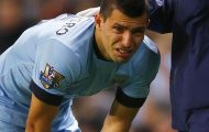 Sergio Aguero đón Giáng sinh...bên giường bệnh