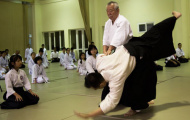 Võ sư đệ bát đẳng Aikido tới Hà Nội
