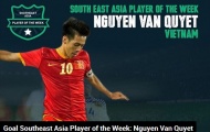 Văn Quyết là cầu thủ hay nhất Đông Nam Á