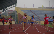 Vũ Thị Hương đoạt HCV cự ly 100m ở Đại hội TDTT toàn quốc 2014