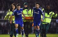 Fabregas làm nhân viên cáng đồng đội rời sân