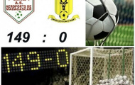 Trận cầu 149-0 và những kỷ lục khó phá nhất lịch sử bóng đá