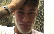Neymar nhuộm... râu mừng Giáng Sinh