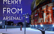 Video: Cầu thủ Arsenal ngộ nghĩnh chúc mừng Giáng sinh
