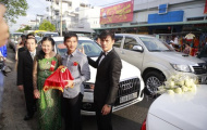 Đám cưới Thủy Tiên khiến giao thông ùn tắc