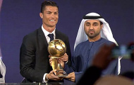 Ronaldo thắng giải Globe Soccer Awards