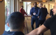 Jon Jones và Daniel Cormier lại suýt choảng nhau ở hậu trường