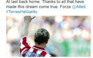 Torres xúc động vì người hâm mộ Atletico Madrid