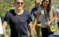Schweinsteiger tranh thủ thời gian ghé thăm mỹ nhân
