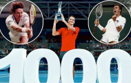 1000 trận thắng của Federer: Mốc son chói lọi