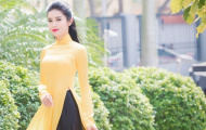 Huyền My xì tin khi đang ghi hình