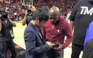 Hé lộ cuộc gặp gỡ giữa Mayweather và Pacquiao