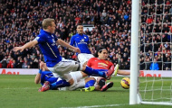 Falcao và Van Persie nổ súng, Quỷ đỏ đòi nợ thành công Leicester City