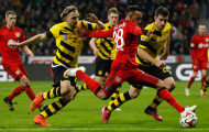 Hòa Leverkusen, Dortmund rớt xuống chót bảng xếp hạng