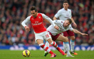 Chấm điểm trận Arsenal - Aston Villa: Oezil vẫn kém Cazorla