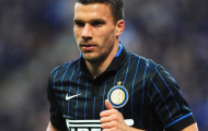 Inter loại Podolski và Osvaldo khỏi Europa League