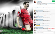 Sterling đăng ảnh cực chất mừng ngày trọng đại của Gerrard