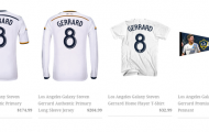 LA Galaxy chính thức ra mắt áo đấu của Steven Gerrard