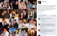 Kaka 'nịnh' vợ đầy lãng mạn trên facebook cá nhân