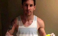 Lộ hình xăm mới bí ẩn của Lionel Messi