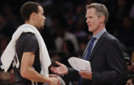 Warriors hạ gục Knicks trong ngày đặc biệt của HLV Kerr