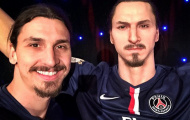 Ibrahimovic tươi rói bên 'bản sao' tại Paris