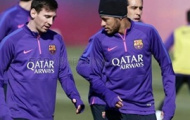 Suarez toe toét cùng Barca tập luyện cho BK Cúp nhà Vua
