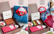Set hộp quà Valentine độc lạ với chocolate tươi & bánh Nhật Bản