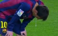 Ghi bàn hạ Villarreal, Lionel Messi lại tiếp tục 'nôn khan'