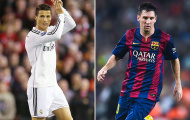 Chiếc giày Vàng 2015: Messi phả hơi nóng vào gáy Cristiano Ronaldo