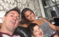 Những khoảnh khắc selfie ngọt ngào của Messi và bạn gái