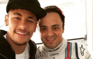 Neymar thả mình vào đường đua F1