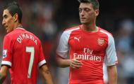 Oezil, Di Maria: Thất bại cũng bởi Premier League