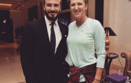 Gặp Beckham, Azarenka sướng rơn người