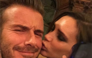 David Beckham tình tứ đưa vợ đi dự tiệc