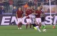 Video: Cú sút phạt tuyệt đẹp của Tevez (Juventus) vs AS Roma