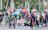 Nguy hiểm rình rập trên đường đua xe đạp