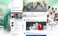 Real Madrid vô đối trên Twitter