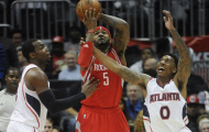 Thiếu Harden, Houston gục ngã trước Atlanta