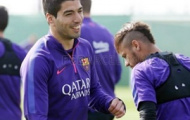 Buổi tập vui vẻ của Barcelona trước khi đến xứ Basque 'nhỏ'