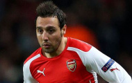 Lý do Santi Cazorla phải dự bị trận gặp West Ham?
