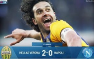 Video: Thất bại 0-2 của Napoli trước Verona