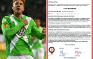 Lord Bendtner chính thức trở thành Chúa Tể