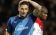 AS Monaco - Arsenal: Giroud, Ramsey ghi bàn, Pháo thủ vẫn dừng cuộc chơi