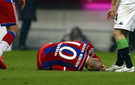 Bayern thua, mất luôn Robben
