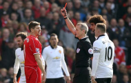 Thẻ đỏ trận M.U không làm hoen ố thanh danh Gerrard