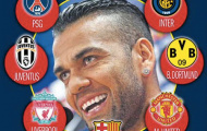 Bảy đại gia tranh nhau ký hợp đồng với Dani Alves