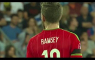 Video: Màn trình diễn của Aaron Ramsey vs Israel