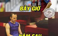 Ảnh chế: Ronaldo thần tượng Kane; Puyol và Xavi lần lượt đi, Iniesta cô độc